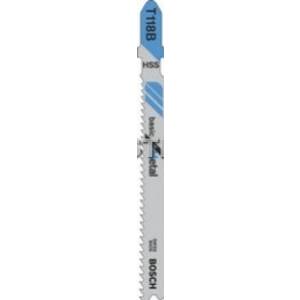 Пилки для лобзика BOSCH T118B /2.608.631.673/ 3шт. (67мм,HSS,металл2.5-6мм) **