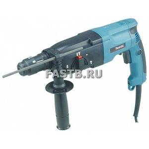 Перфоратор MAKITA HR2450FT (780Вт,SDS-Plus,2.7Дж,3 реж,0-1100об/мин,свет,съём.патрон,кейс)
