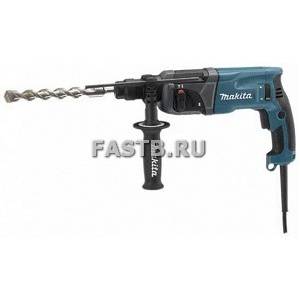 Перфоратор MAKITA HR2470FT (780Вт,SDS-Plus,2.7Дж,3 реж,0-1100об/мин,свет,съём.патрон,кейс)