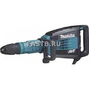 Молоток отбойный MAKITA HM1214C (1510Вт,SDS-Max,25.7Дж,AVT-технология,пика,кейс-тележка)