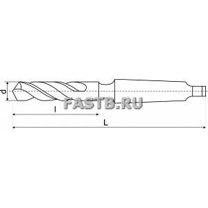 Сверло к/х d 12,5 мм