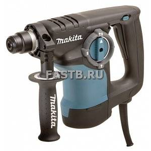 Перфоратор MAKITA HR2811FT (800Вт,SDS-Plus,2.9Дж,3реж,0-1100об/мин,кейс,съём.патрон,свет)
