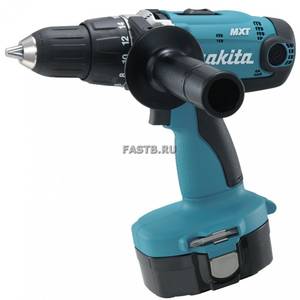 Аккумуляторная дрель-шуруповерт MAKITA 6349DWDE (18B,13мм,2*2.5Ач(NiMh),80Нм,0-300/600/1700об/мин,кейс)