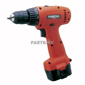 Аккумуляторная дрель-шуруповерт MAKTEC MT063SK2N (12B,10мм,2*1.3Ач,21/14Нм,0-350/1200об/мин,кейс)