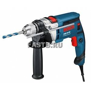 Дрель BOSCH GSB 16 RE (650Вт,удар,бзп,реверс,5.5Нм,0-2600об/мин,кейс)/0.601.14E.500