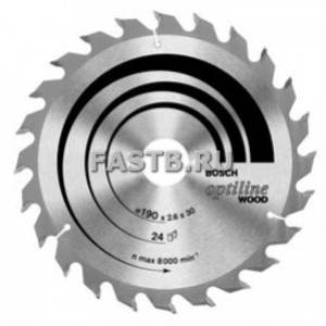 Диск пильный Optiline Wood 230*30*36T BOSCH/2.608.640.628