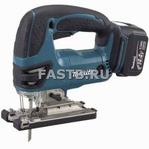 Аккумуляторный лобзик MAKITA BJV140RF (14.4В,1*3.0Ач (Li-Ion),26мм,2600об/мин,пл.пуск,кейс)