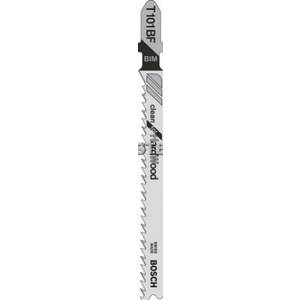 Пилки для лобзика BOSCH T101D /2.608.637.877/ 100шт. (74мм,HCS,дерево3-30мм,ДСП,ДВП) чист.рез **