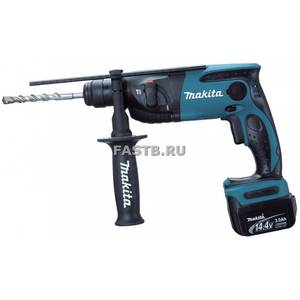 Аккумуляторный перфоратор MAKITA BHR162RFE (14.4В,2*3.0А(Li-Ion),SDS-Plus,1.2Дж,0-1500об/мин,кейс) **