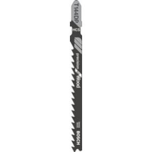 Пилки для лобзика BOSCH T144DP /2.608.633.A42/ 100шт. (74мм,HCS,дерево5-50мм,ДСП,ДВП) чист.рез **
