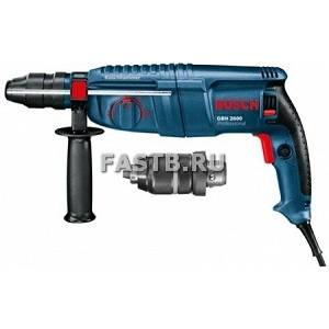 Перфоратор BOSCH GBH 2600 (720Вт, SDS-Plus, 2.7Дж, 3реж, съёмн.патрон, кейс) /0.611.254.803