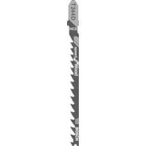 Пилки для лобзика BOSCH T244D /2.608.637.881/ 100шт. (74мм,HCS,дерево4-50мм,ДСП,ДВП) быстр.крив.рез **