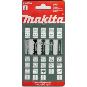 Пилки для лобзика MAKITA набор:В-10,В-13,В-16,В-22,В-23" 5шт/A-86898