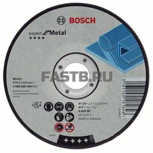 Круг отрезной Expert for Inox 115 Х 1,0 Х 22 по нержавейке - BOSCH